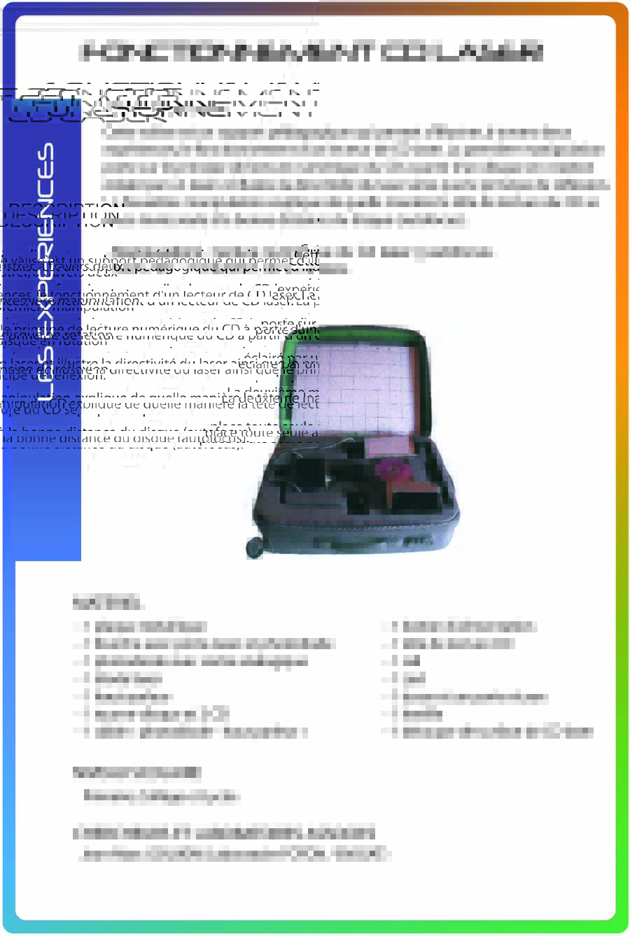 Valise diffraction